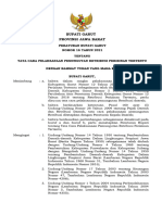 Perbup No 16 TH 2021 TTG Tata Cara Pelaksanaan Pemungutan Retribusi Perizinan Tertentu - Sign