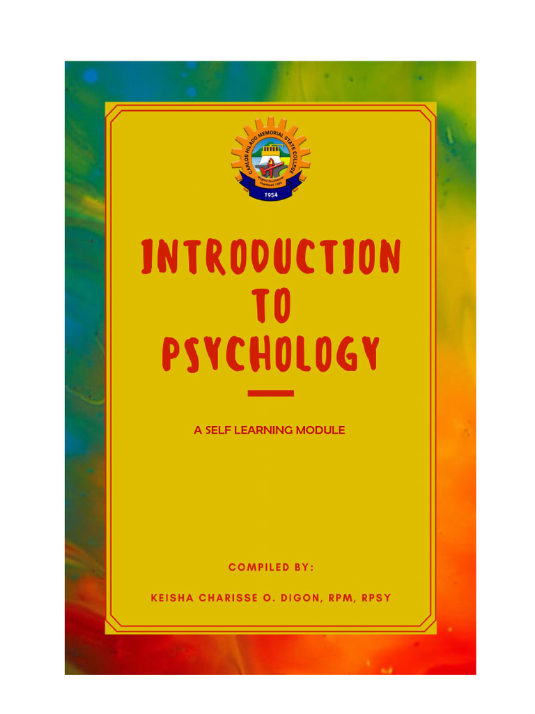 Introduction To Psychology Module | Download Free PDF | Neuron ...