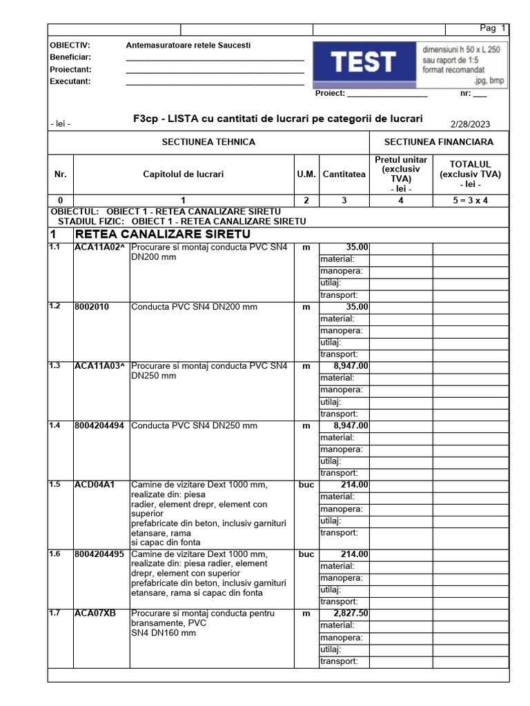 F3 Fara Valori | PDF