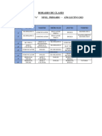 Horario 6to. A