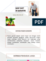 Prinsip Diet Pasien Geriatri