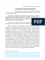 Respuestas y Comentarios Al Petitorio de Las y Los Estudiantes de Parte de La FACSEJ., DeCIJUR. y EDD.