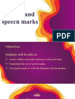 Affixes and Speech Marks Online Lesson