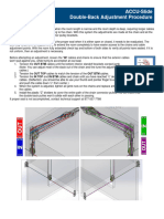 GDS - SLD - .029 ACCU Slide Double Back Adjustment Procedure