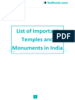 Imp Temples and Monuments in India - Testbook
