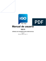 iGO8 R3 PDA User Manual Spanish
