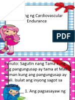PE 4 Paglinang NG Cardiovascular Endurance