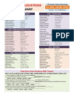 Collocations Summary