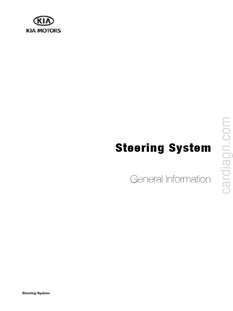 Steering System PDF Steering Electrical Connector