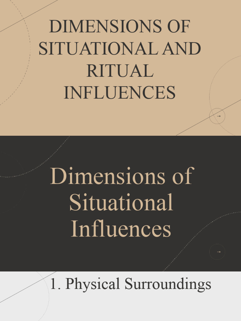 Dimensions of situational and ritual influences pdf