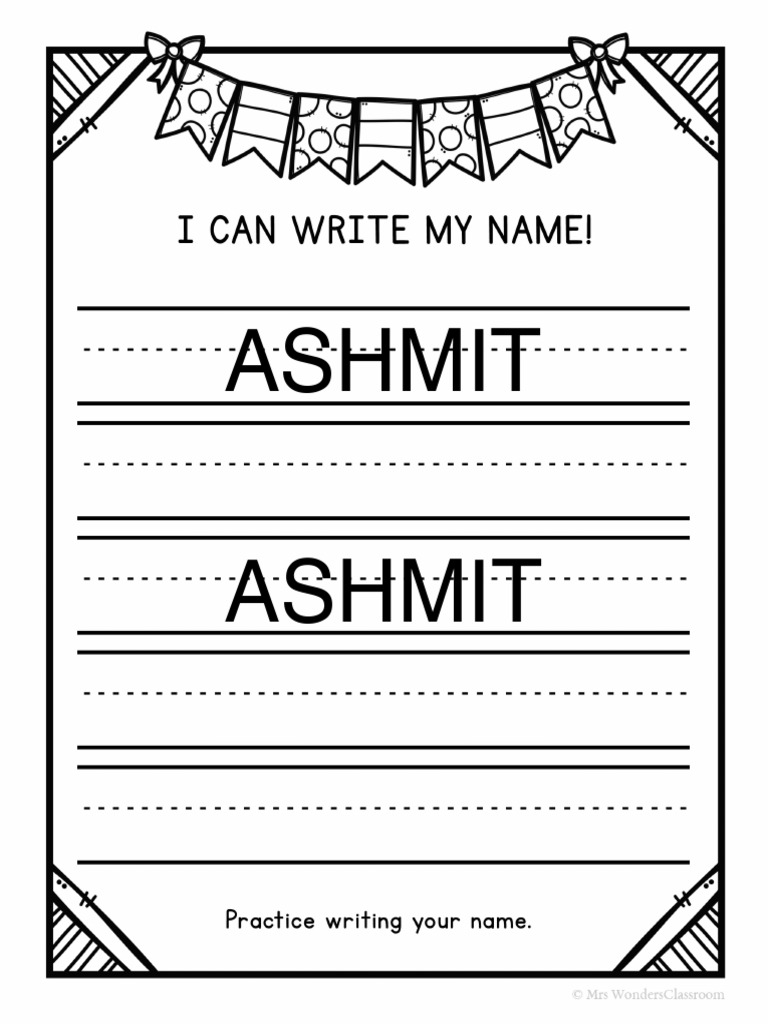 Write Your Name | PDF