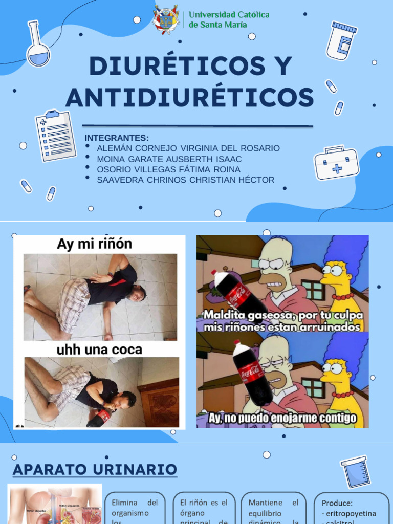 Diureticos Osmoticos Farmaco | PDF | Riñón | Sodio