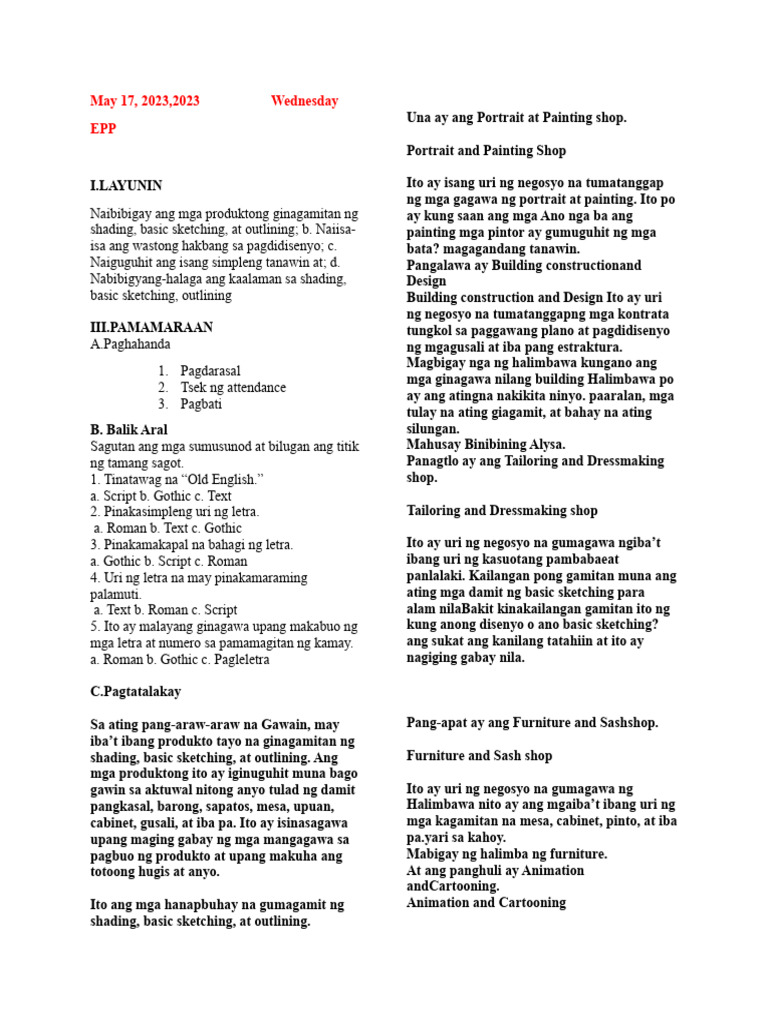 Basic Sketching | PDF