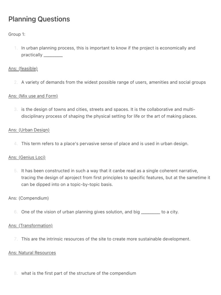 Planning Questions PDF