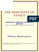 William Shakespeare - The Merchant of Venice (Webster's French Thesaurus Edition) (2006)