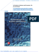 Tb for Applied Statistics in Business and Economics 7th Edition David Doane Lori Seward