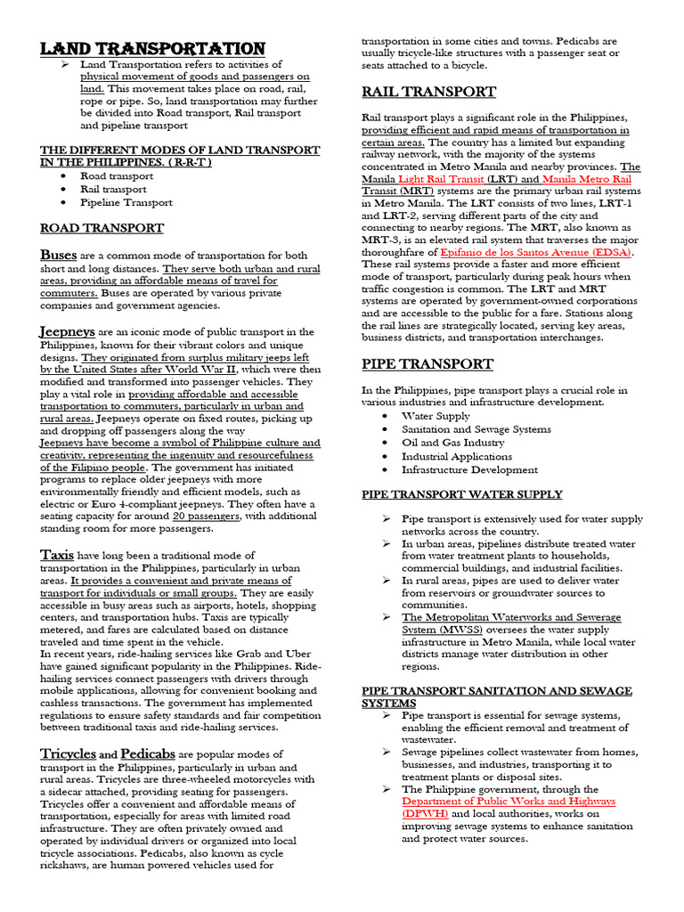 Transportation All Report Reviewer | PDF | Transport | Train