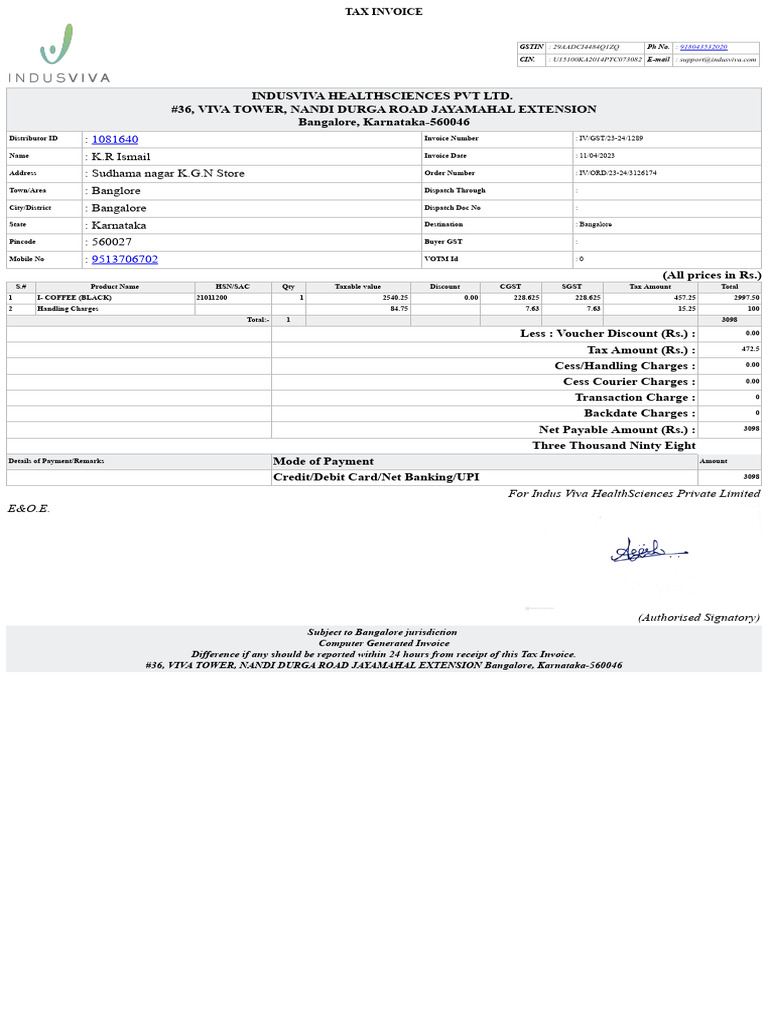 publicInvoicePrintInvoiceIndividual Phpvals 3697105&amp;Dd 7287 | PDF ...