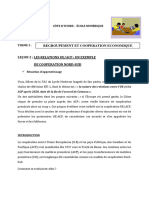 Tle G7 - Les Relations UE - ACP Un Exemple de Coopération Nord-Sud