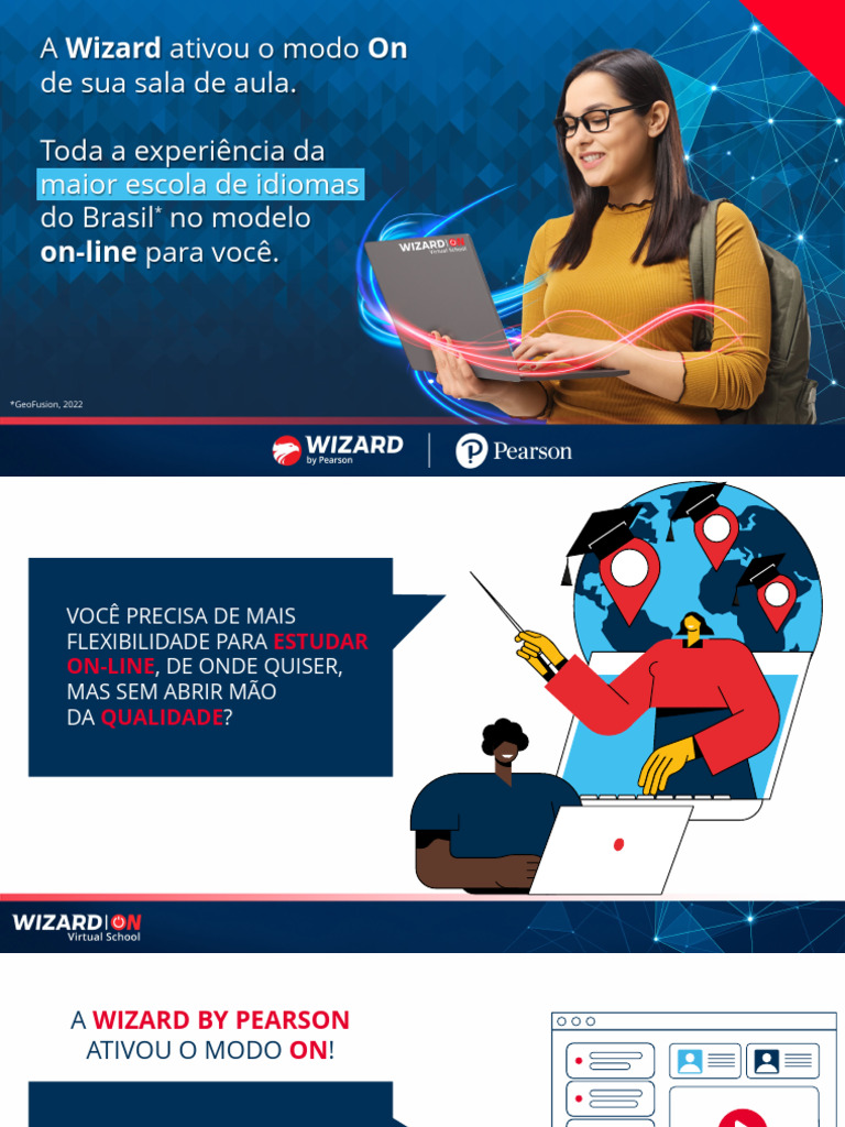 Wizard On: Aprendizado de Idiomas Online | PDF | Aprendizado | Escolas