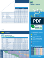 Local Link 800 Arklow-Carlow Bus Timetable