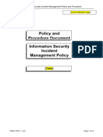 Information Security Incident Management Policy