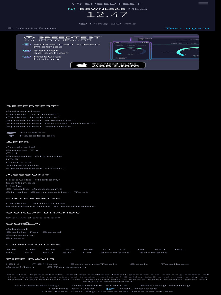 Image Result For Speedtest By Ookla The Global Broadband Speed Test