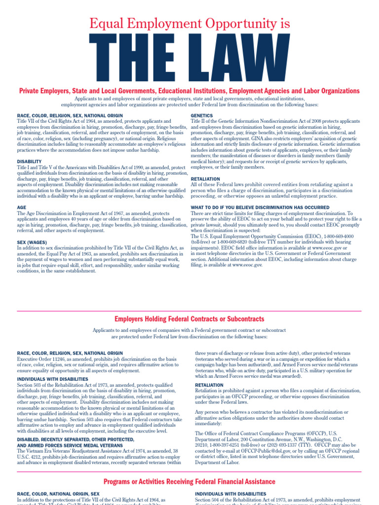 Eeoc Self Print Poster PDF