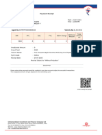 Payment Receipt: Cholamandalam Investment and Finance Company LTD
