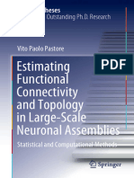 Estimating Functional Connectivity and Topology in Large-Scale Neuronal Assemblies