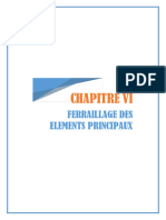 CHAPITRE-06 Feraillage Des Elements Principeaux