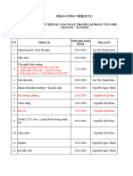 Phân công nhiệm vụ - 26.3