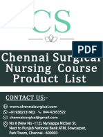 Chennai Surgical Nursing Product List