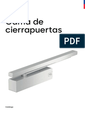 Cierrapuertas con retenedor - Cierrapuertas - Herrajes para construcción -  Herrajes - Catálogo