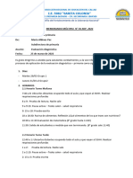 MEMORANDO MÚLTIPLE 01250322 - Prueba - Diagnostica - Minedu