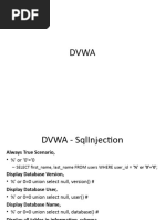 Dvwa Sqlinjection