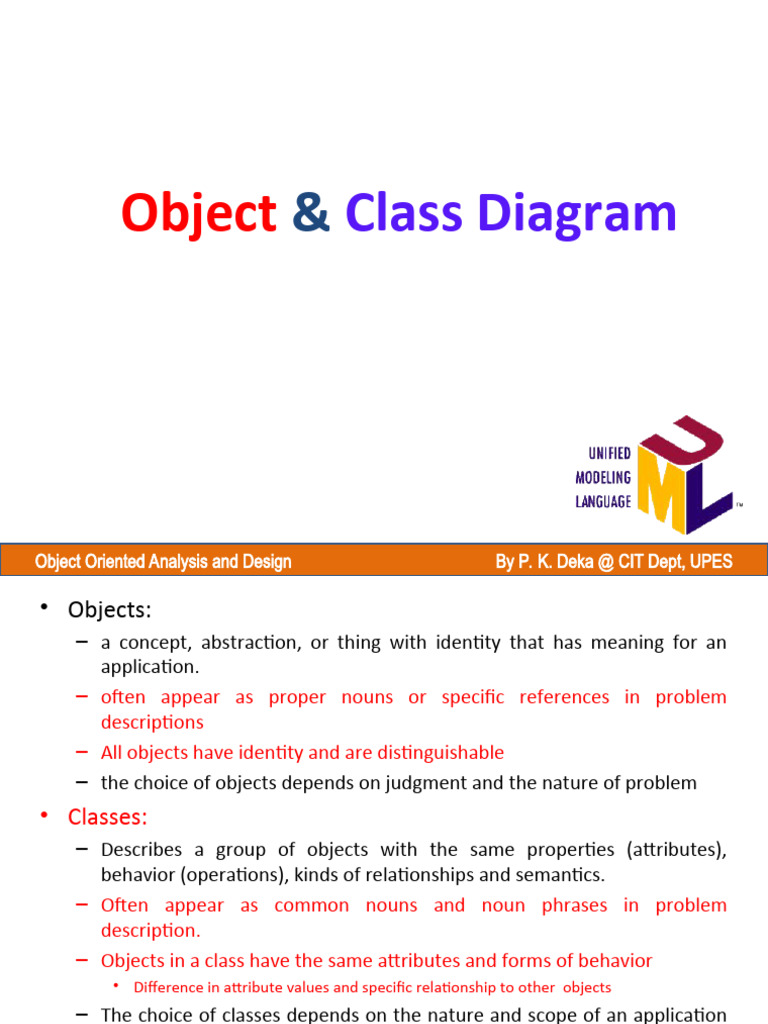 Introduction Class &object Diagram | PDF | Teaching Methods & Materials ...