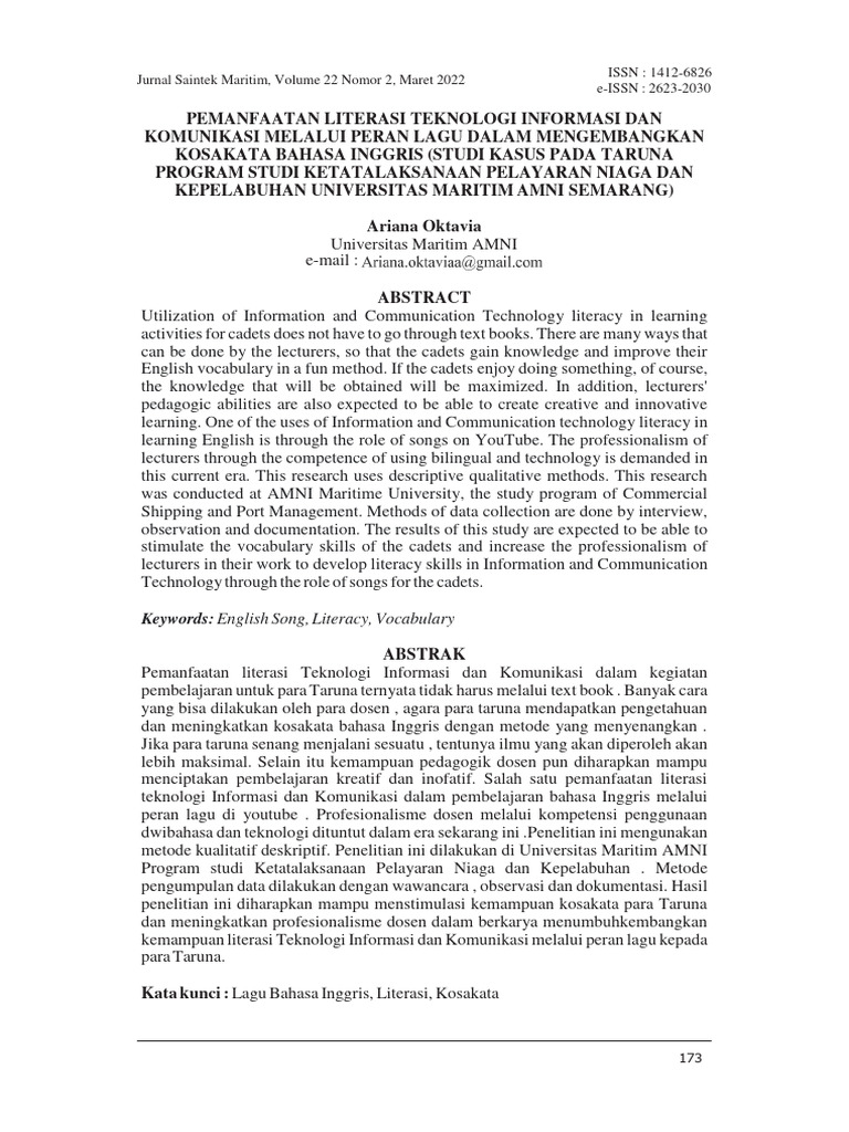 contoh jurnal literasi efektif untuk pembelajaran menulis