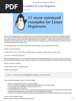 11 Rsync Command Examples For Linux Beginners