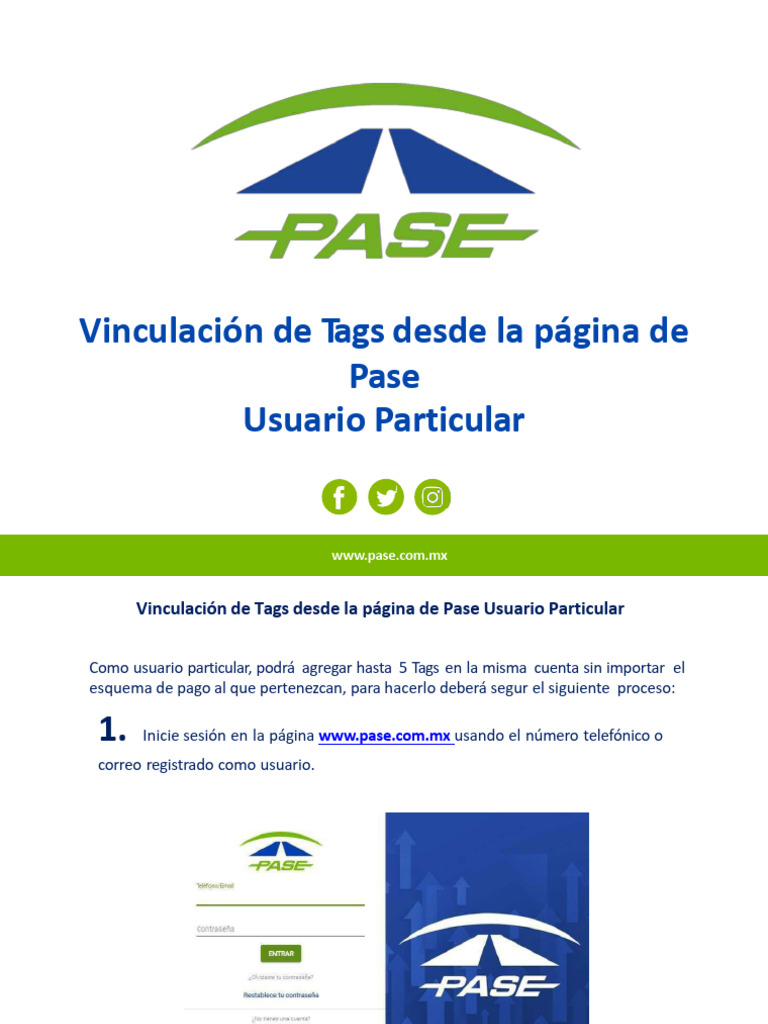 Cómo Vincular Tags en Pase Usuario | PDF | Informática | Software