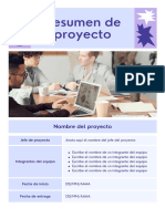 Canva Doc Resumen de Proyecto Moderno Lila Morado