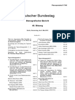 Deutscher Bundestag: Stenografischer Bericht 40. Sitzung