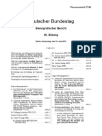 Deutscher Bundestag: Stenografischer Bericht 46. Sitzung