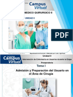 Intervención de Enfermería en Usuarios Durante La Etapa Preoperatoria Unidad II-1