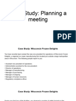 Case Study: Planning A Meeting
