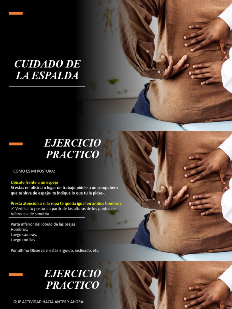 Cap Cuidado de La Espalda | PDF | La columna vertebral