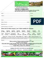 Entry Form 2023