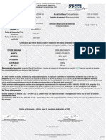 Certificado Prueba de Izaje Canasta SBL