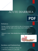 Acute Diarrhea