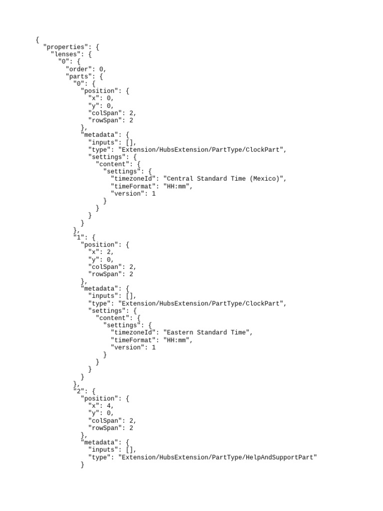 Azure AD Admin Dashboard - Json | PDF
